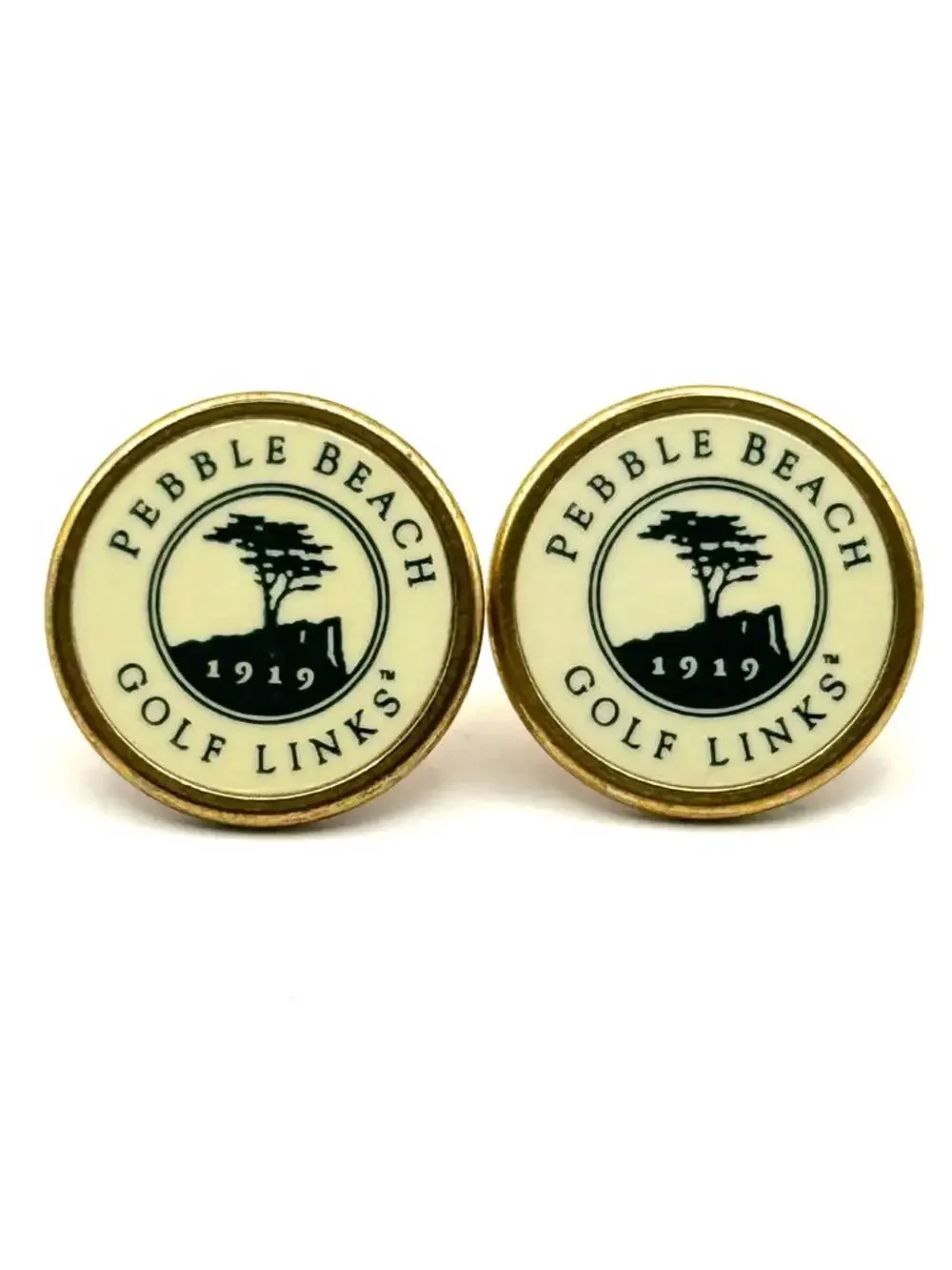 Pebble Beach Golf Links 2 pack Cufflinks
